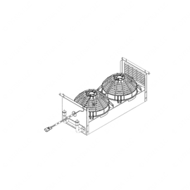 TBB 182523 UNDERSEAT HEATER, 84,000 BTU, W/ ELECT