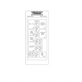 TBB 182525 LABEL ELEC PDM DASH EFX