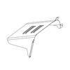TBB 182531 VISOR WARNING LIGHT FRT RIGHT METAL EXT