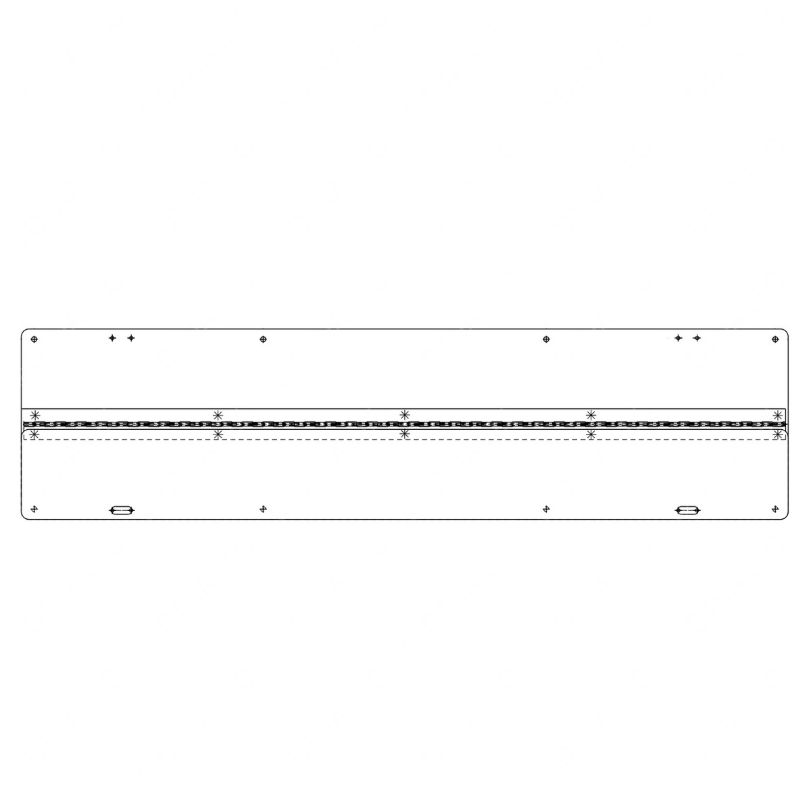 TBB 184255 DESTINATION SIGN, WELDMENT, SCHOOL BUS/