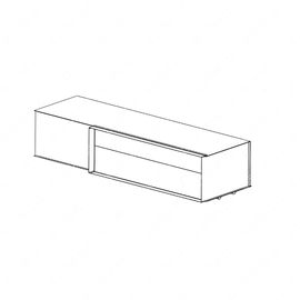 TBB 184676 LUGGAGE BOX, 3 WDO, TALL HT