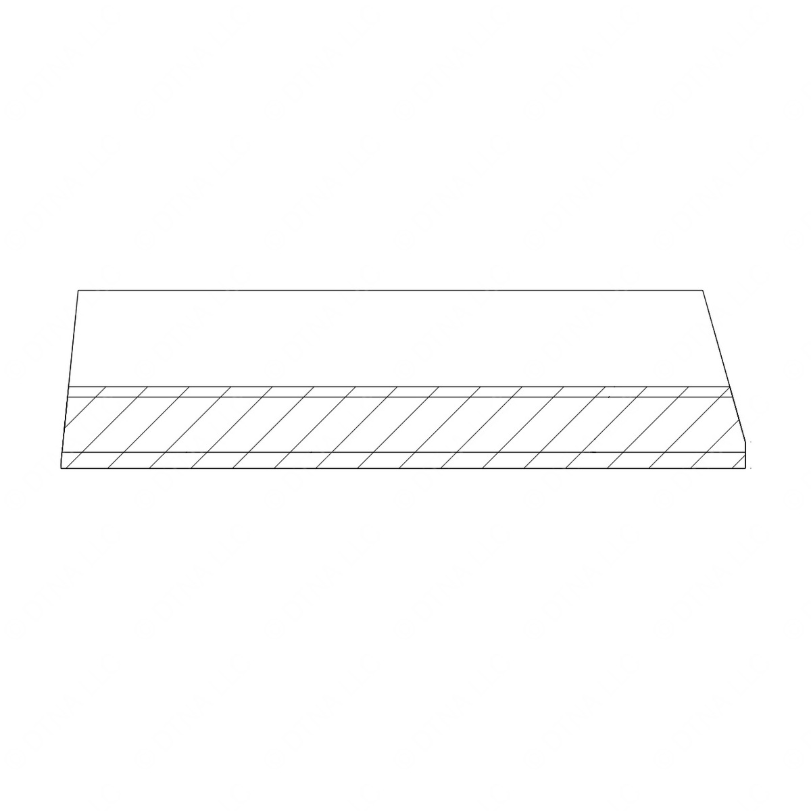 TBB 184692 STEP TREAD, ABRASIVE, BLACK, WHITE NOSI