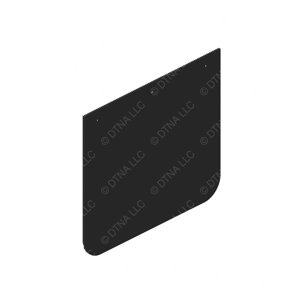 TBB 184733 MUDFLAP,FRT 16.0 WIDE X 14.5 HIGH,RUBBER