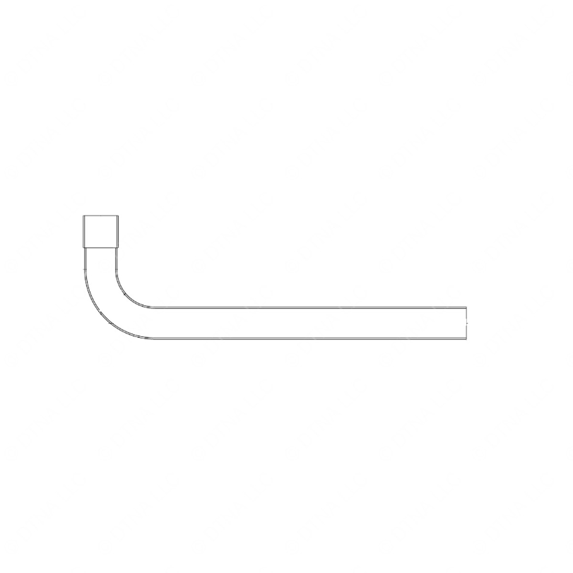 TBB 184829 PIPE-EXHAUST, WEBASTO HEATER-SCHOLASTIC