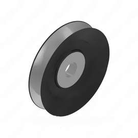 TBB 185268 PULLEY-IDLER, 6 INCH., FLAT, STEEL