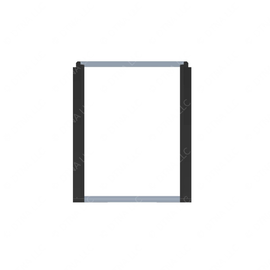TBB 185389 WINDOW 30"BLK TEMPERED TINT