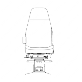 TBB 185496 SEAT LEVEL 1, DRIVER, NATIONAL NS2000, A