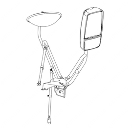 TBB 185787 MIRROR ASM, HEATED, MANUAL, RS, SYSTEM