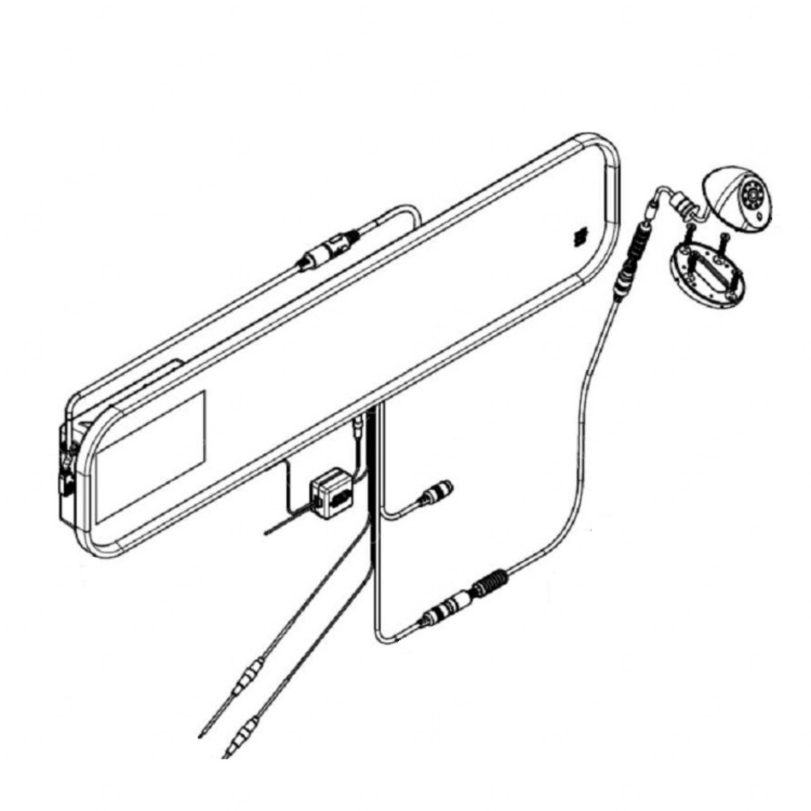 TBB 188797 MIRROR 6X30 WITH HIGH BRIGHTNESS LDC