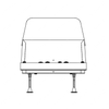 TBB 194321 SEAT ASSEMBLY, S3B 39",FLOOR RS,RESTRAI