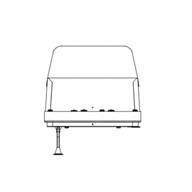 TBB 194519 SEAT ASSEMBLY, S3B 39",WALL LS,RESTRAIN