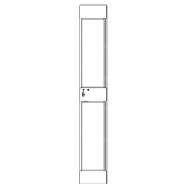 TBB 195942 ENT. DOOR WELDMENT FWD LEAF MANUAL