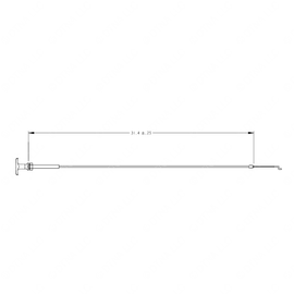 TBB 195956 CONTROL CABLE, INTERIOR RELEASE, ELECTR