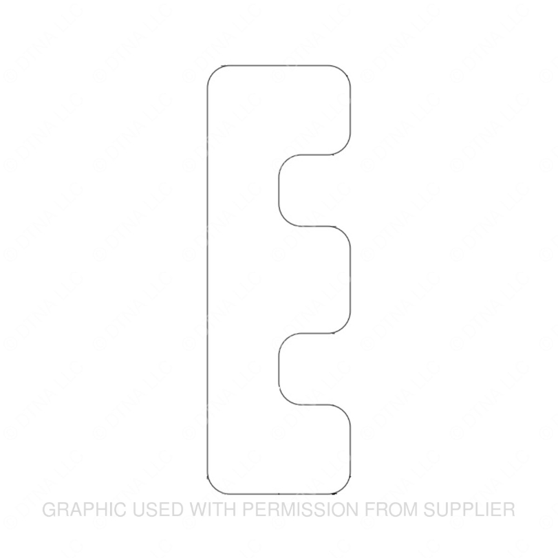 TBB 196092 SHIM,FRT BUMPER ADJUSTMENT, EFX