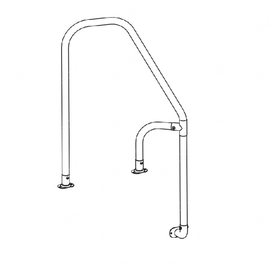 TBB 196093 ASSIST RAIL ASSEMBLY 1.25O.D., MID-BO