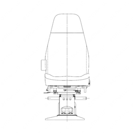 TBB 196127 DRIVER SEAT LEVEL 1, NATIONAL, NS2000,