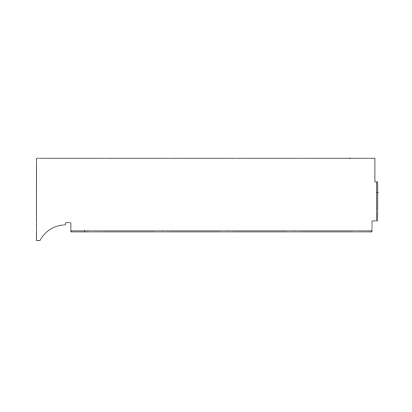 TBB 202895 WHEELHOUSE FILLER PANEL FRT RIGHT