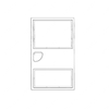TBB 203472 REAR EMERGENCY DOOR, STANDARD, C2