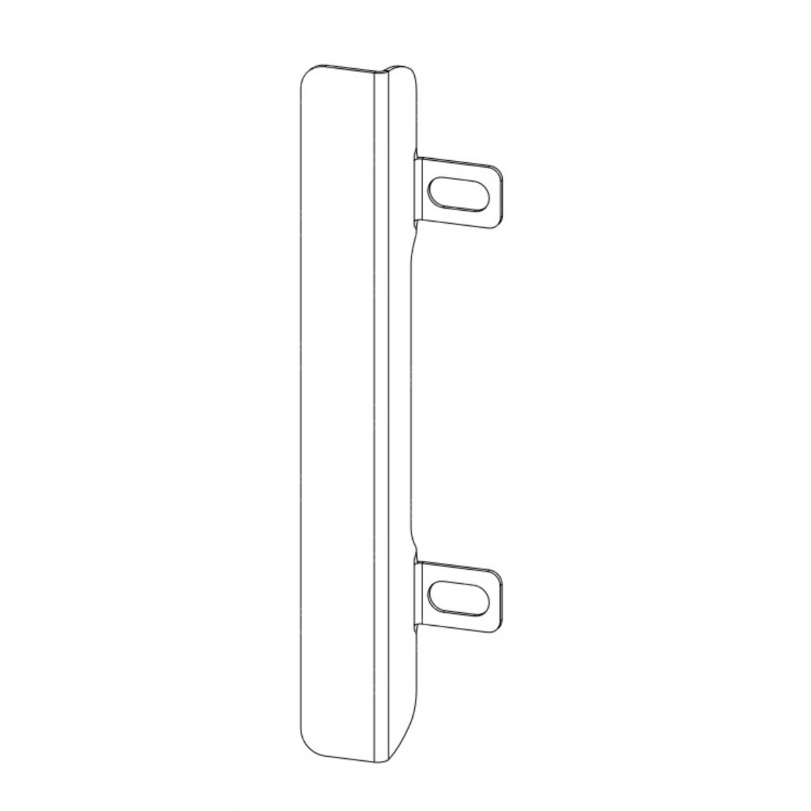 TBB 204561 DIVERTER DRIP RAIL FRONT C2