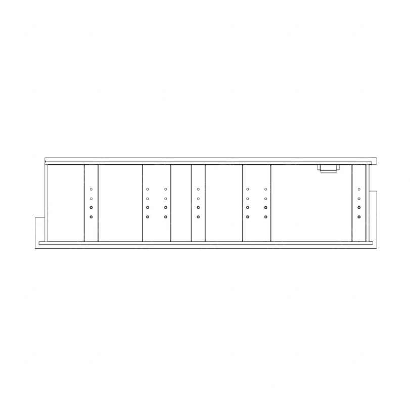 TBB 204767 DAVENPORT SHELF,WELD ASM,ISB&ISCW/BELTS