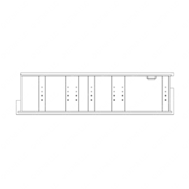TBB 204767 DAVENPORT SHELF,WELD ASM,ISB&ISCW/BELTS