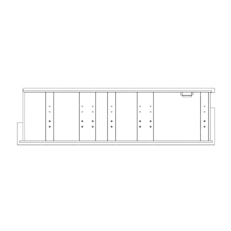 TBB 204768 DAVENPORT SHELF,WELD ASM, ISL-G