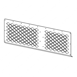 TBB 206416 GRILL, CM3 CONDENSER, RIGHT SIDE, A/C, M