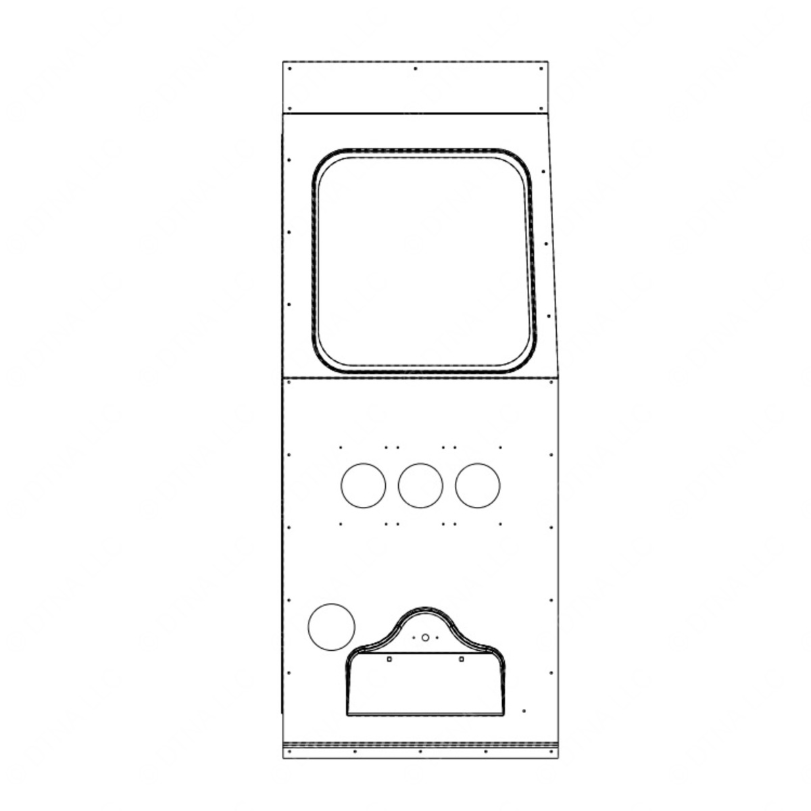 TBB 206474 PANEL REAR, RS, STANDARD, EFX