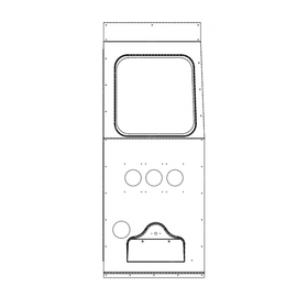 TBB 206474 PANEL REAR, RS, STANDARD, EFX