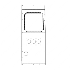 TBB 206477 PANEL REAR, RS, NO LICENSE, EFX