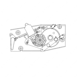 TBB 207966 ELECTRIC MECHANISM, FRONT ENTRANCE DR