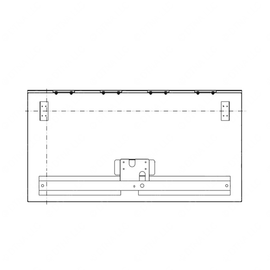 TBB 208110 BOX DOOR ASSEMBLY 60 DOOR THRU BOX
