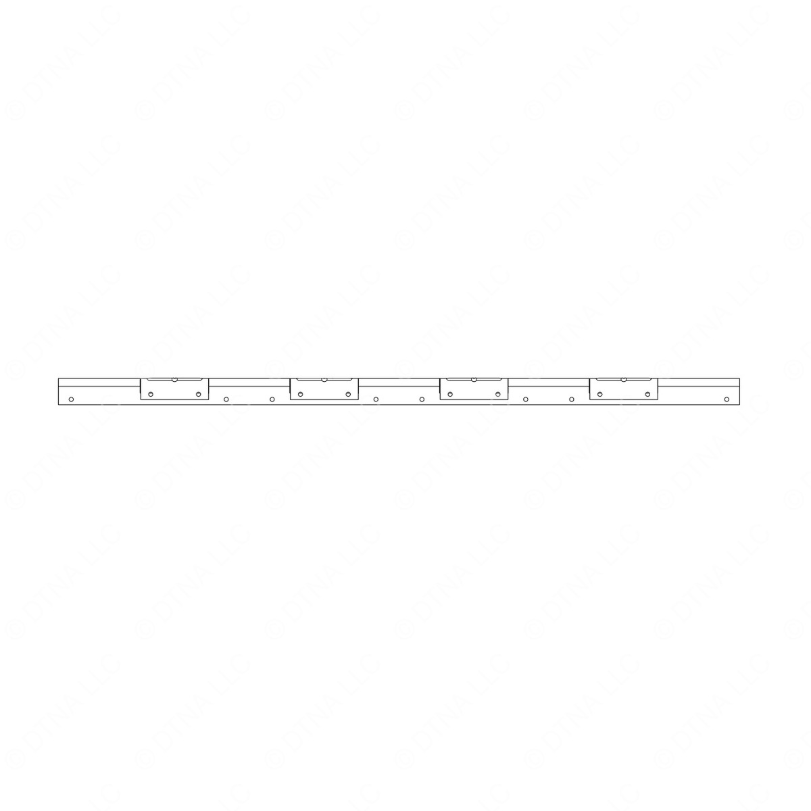 TBB 208123 GREASABLE HINGE ASSEMBLY 67 DOOR THRU