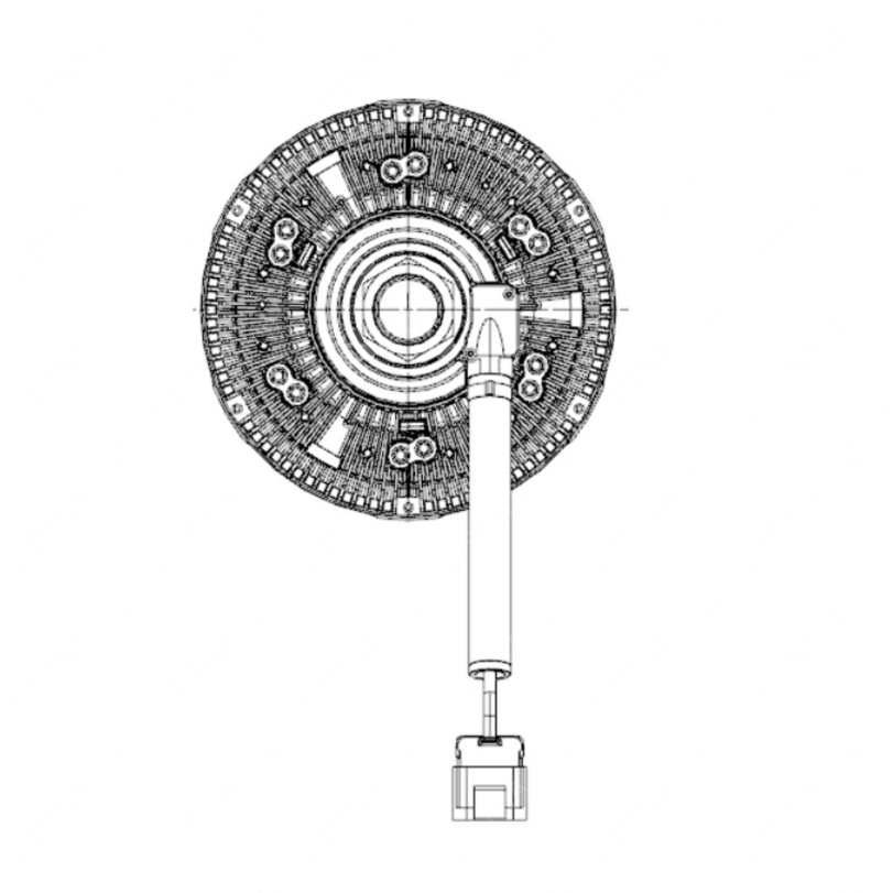 TBB 208369 FAN CLUTCH B/W E VISCOUS
