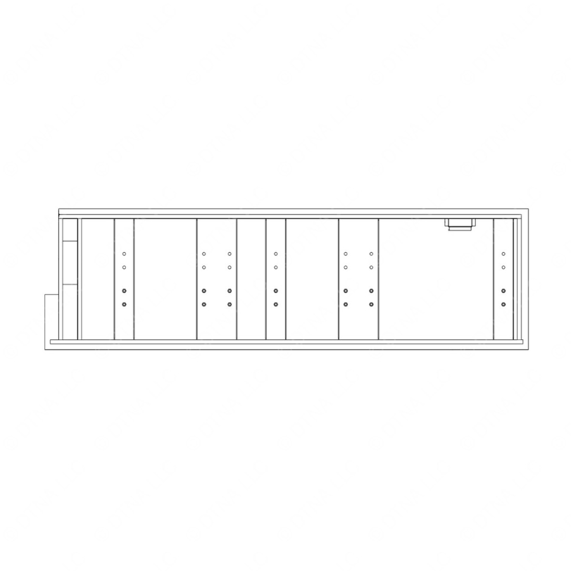 TBB 209167 DAVENPORT SHELF WELDED ASM ISL-G W/SEA