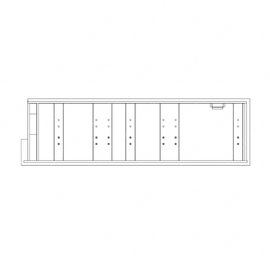 TBB 209167 DAVENPORT SHELF WELDED ASM ISL-G W/SEA