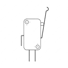 TBB 210281 MICRO SWITCH, SPDT, 15-AMP