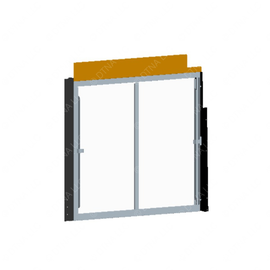 TBB 210670 DRIVERS WINDOW TINT TEMPERED MILL