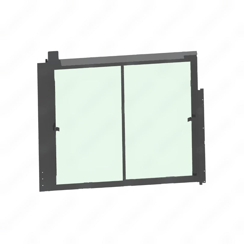 TBB 210679 DRIVERS WINDOW CLEAR STORM TEMP MILL