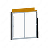 TBB 210687 DRIVERS WINDOW CLR TEMPERED BLACK 210BX