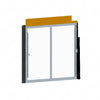 TBB 210689 DRIVERS WINDOW CLR LAMINATED BLACK 210BX