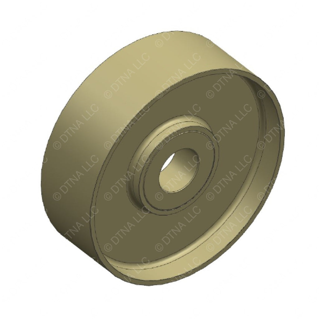 TBB 212956 PULLEY IDLER 6IN FLAT STEEL