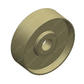 TBB 212956 PULLEY IDLER 6IN FLAT STEEL