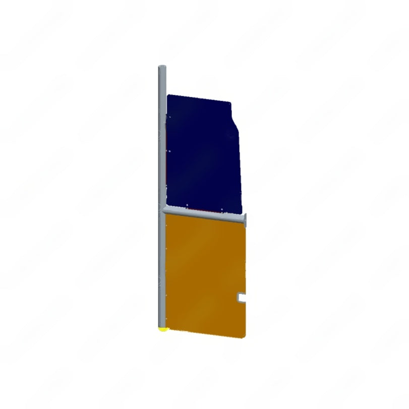 TBB 213104 STANCHION ASM BLK PAD 20"RS MOD PANEL