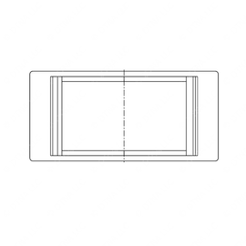 TBB 214369 BLANK SWITCH FOR VSERIES CUTOUT