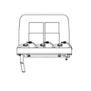 TBB 215019 IMMI5 39LS WALL MNT 2ICS FBK BLUE
