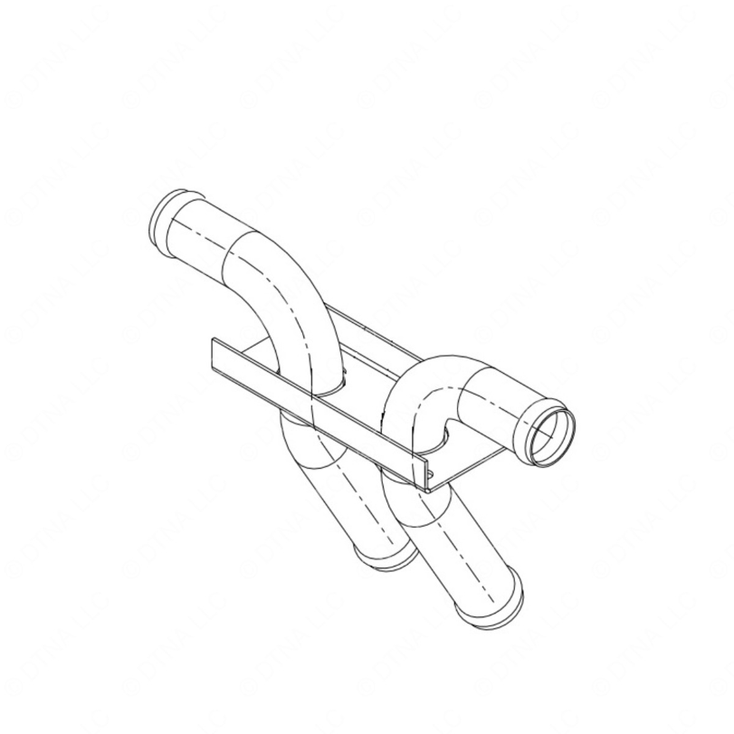 TBB 216056 BULKHEAD FITTING THRU STEEL FLR 1 ID HTR