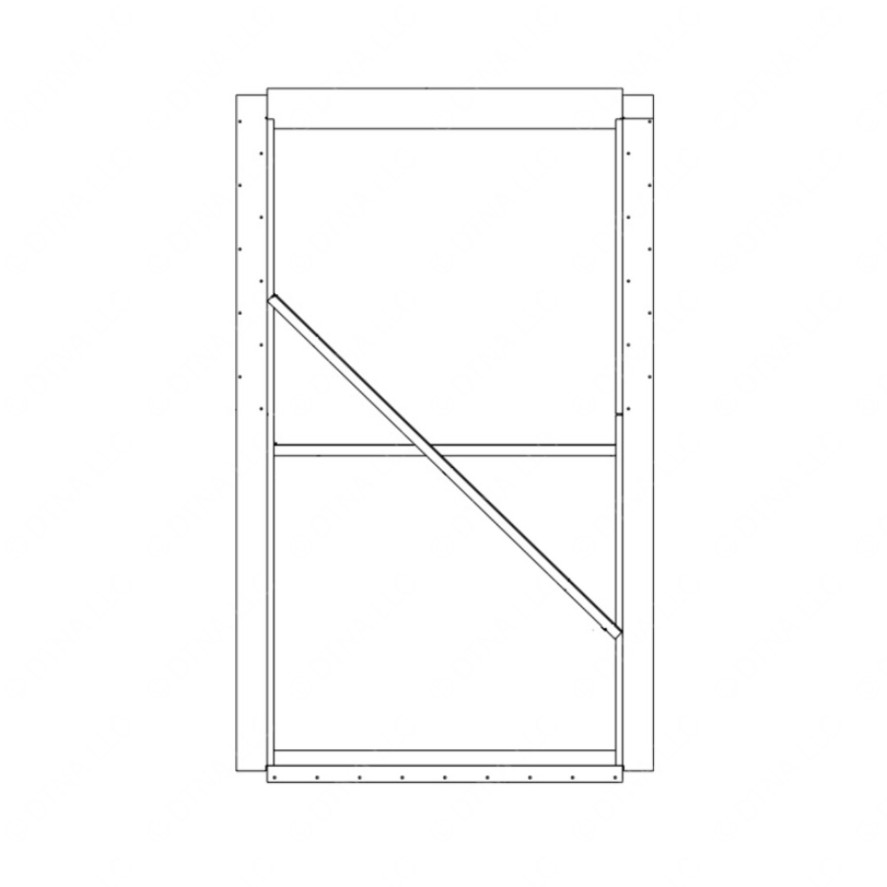 TBB 216247 DOOR FRAME ASSEMBLY SIDE EMERGENCY 36