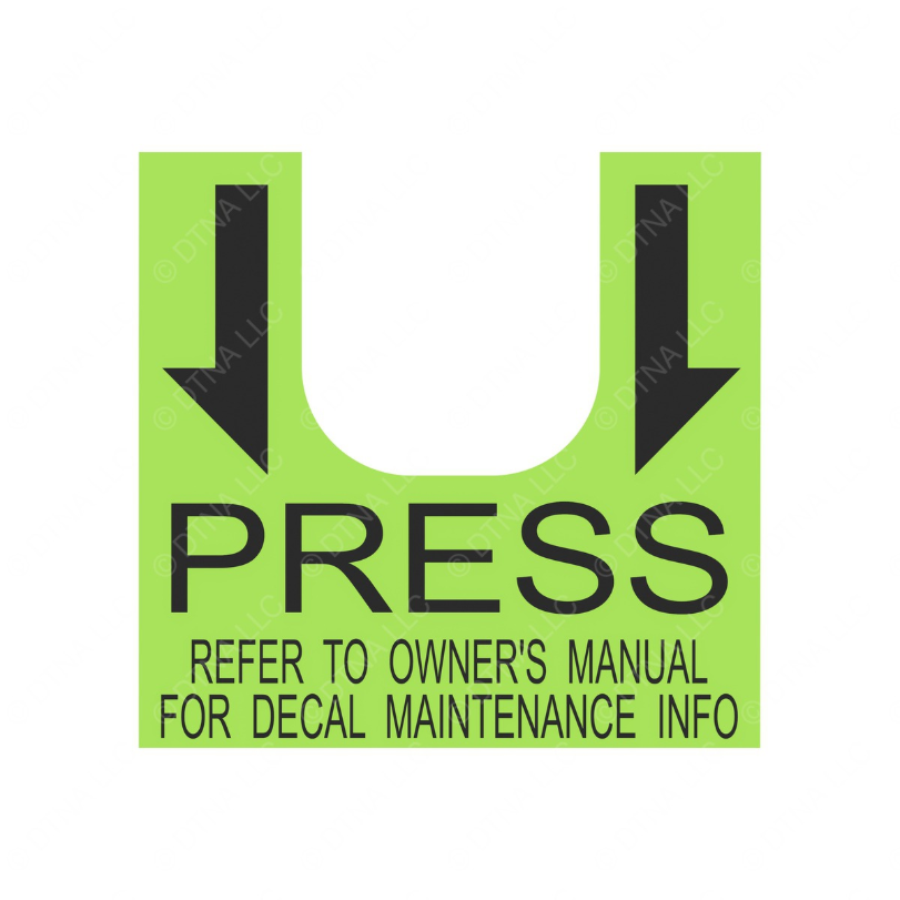 TBB 217989 RELEASE DECAL PHOTOLUMINESCENT LUGG