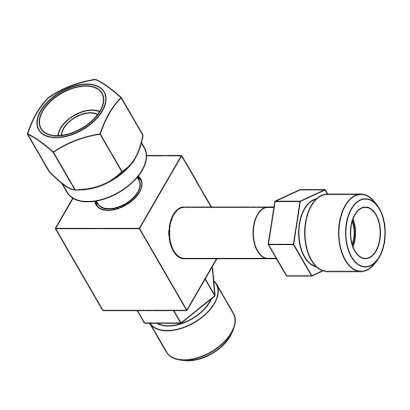 TBB 218495 A/C FITTING 8M X 8M X 8F TEE 8